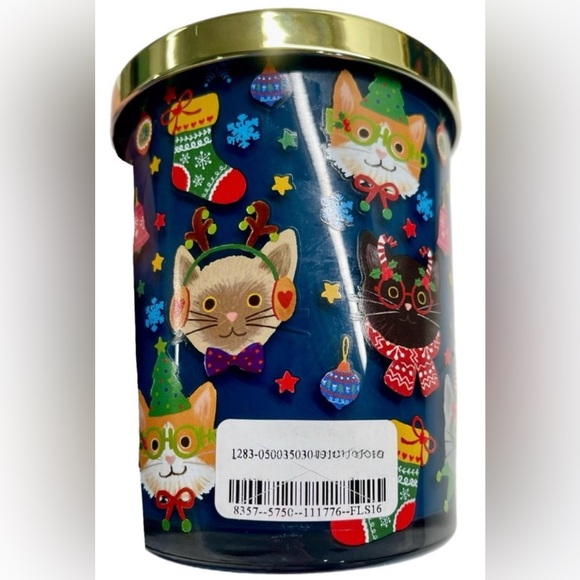 NWT! 🌲 Martha Stewart Kittens Cats 16oz. Meowy Christmas Holiday Candle - Picture 1 of 5